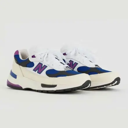 ニューバランス 992 ホワイト/チーム ロイヤル/パープル フューシャ