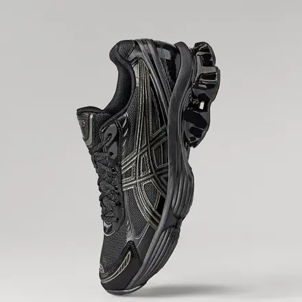 アシックス スポーツスタイル ゲル キネティック フルーエント ブラック/グラファイト グレー