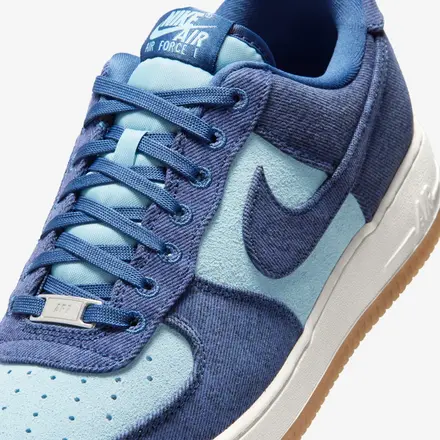 ナイキ エア フォース 1 ロー “ブルー キャンバス” ネイビー/ウォーン ブルー/サミット ホワイト