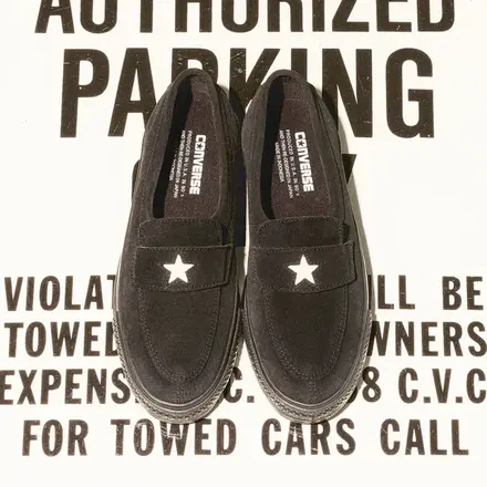 コンバース アディクト ワンスター ローファー ブラック/ブラック