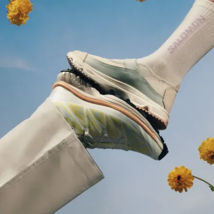 サロモン XT-6 アルペン ブロッサム アイス フロー/サニー ライム/ライラック アッシュ