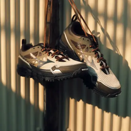 カバーナット × ミズノ ウエーブ ダイチ LS カーキ