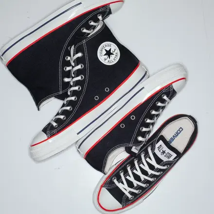 コンバース オールスター エイジド TC OX & ハイ ブラック