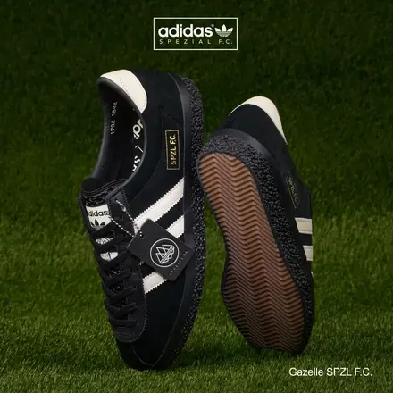 アディダス オリジナルス ガゼル SPZL F.C. "ブラック/ホワイト"