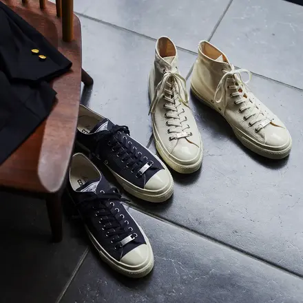 ブルックス ブラザーズ × コンバース オールスター エイジド HI & OX
