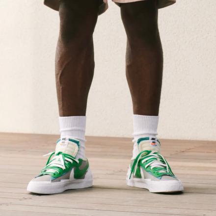 sacai × Nike Blazer Low サカイ ナイキ ブレーザー スニーカー 靴 メンズ 割引本物