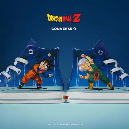 【海外7月23日発売予定】ドラゴンボール Z × コンバース チャックテイラー オールスター "フュージョン" ブルー(A21846C)