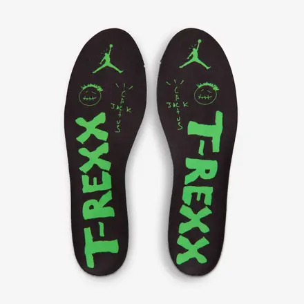 【国内3月28日発売予定】 トラビス・スコット × ナイキ ジョーダン CJ1 T-REXX ジャンプマン ジャック ブラック/グリーン(IM9113-300)