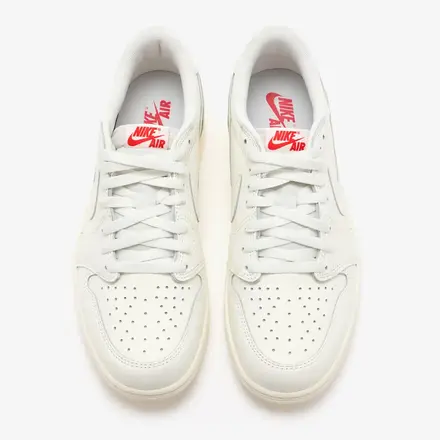 【国内6月6日発売予定】 ナイキ エアジョーダン 1 ロー OG セイル/ユニバーシティレッド/セイル(HQ6998-100)