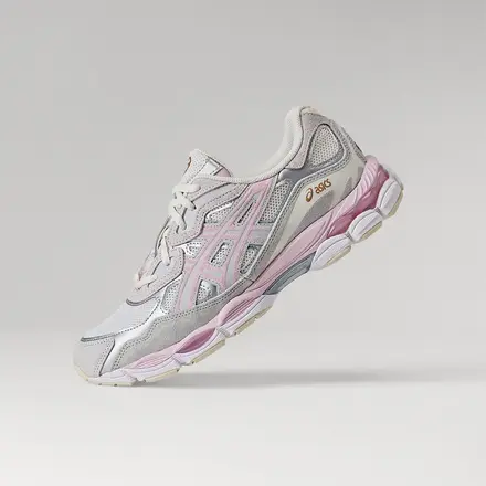 アシックス スポーツスタイル ゲル-NYC コンクリート/ベアリー ローズ(1203A383-028)