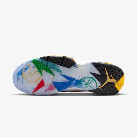 【国内6月27日発売予定】ナイキ エア ジョーダン 7 “ミロ” ホワイト/メタリック ゴールド/スポーツ レッド/バーシティ ロイヤル(IQ6573-100)