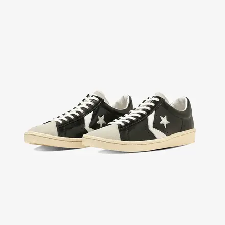 【国内3月21日発売予定】ソーマ × コンバース プロレザー J ヴィンテージ OX ブラック/グレー(33702670)