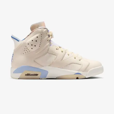 【海外7月30日発売予定】ナイキ エア ジョーダン 6 レトロ ペール アイボリー/マルチカラー/ワーク ブルー/ホワイト(IR7255-110)
