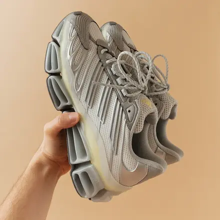 【国内3月27日発売予定】アディダス オリジナルス メガライド AG シルバー メタリック/シルバー メタリック/コア ブラック(kj3001)