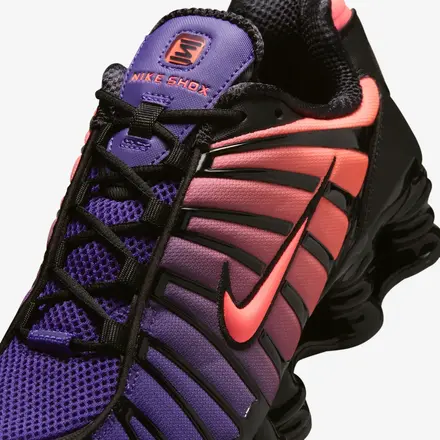 ナイキ ショックス TL コート パープル/ブラック/メタリック シルバー/ホット ラバ(AV3595-501)