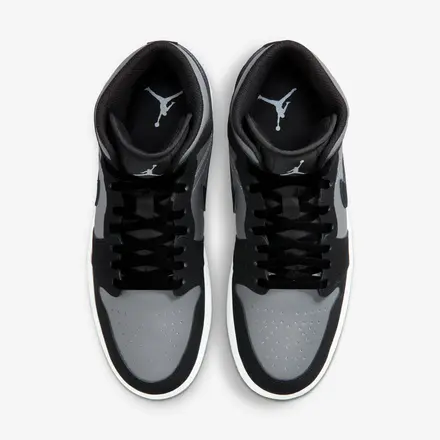 【海外6月1日発売予定】ナイキ エア ジョーダン 1 ミッド ブラック/クール グレー/ライト アーモリー ブルー/ブラック(IU7672-001)