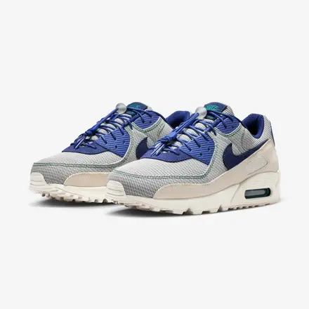 【国内4月3日発売予定】ナイキ エアマックス 90 QS ココナッツ ミルク/レギオン パイン/ライト オレウッド ブラウン/ディープ ロイヤル ブルー(IR1950-100)