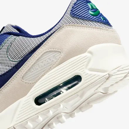 【国内4月3日発売予定】ナイキ エアマックス 90 QS ココナッツ ミルク/レギオン パイン/ライト オレウッド ブラウン/ディープ ロイヤル ブルー(IR1950-100)