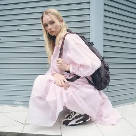 【国内4月3日/5月6日発売予定】エミ × プーマ H-ストリート ブラウン/ピンク(409015-01)