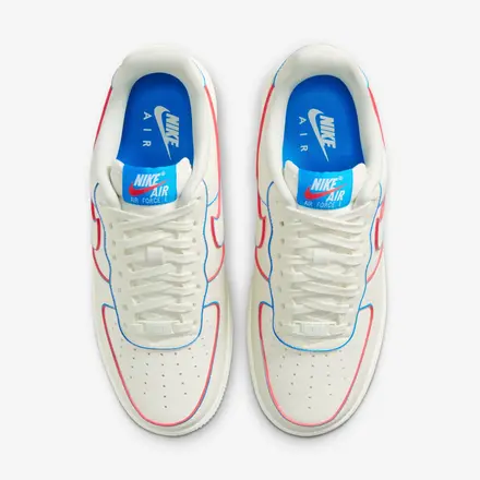 【海外4月発売予定】ナイキ ウィメンズ エアフォース 1 '07 "WNBA" セイル/アクション レッド/ライト フォト ブルー/マルチカラー(IR1968-133)