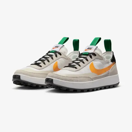 【海外4月8日発売予定】トム・サックス × ナイキクラフト ジェネラル パーパス シュー ブリコラージュ サミット ホワイト/バーチ/パイン グリーン/ユニバーシティ ゴールド(DA6672-100)