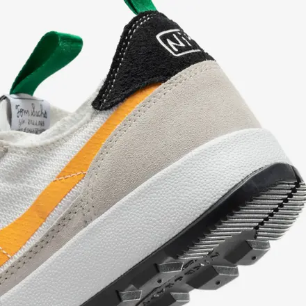 【海外4月8日発売予定】トム・サックス × ナイキクラフト ジェネラル パーパス シュー ブリコラージュ サミット ホワイト/バーチ/パイン グリーン/ユニバーシティ ゴールド(DA6672-100)