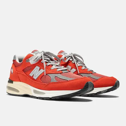 ニューバランス 991V2 グレナディン/ファイヤー ワール(U991VO2)