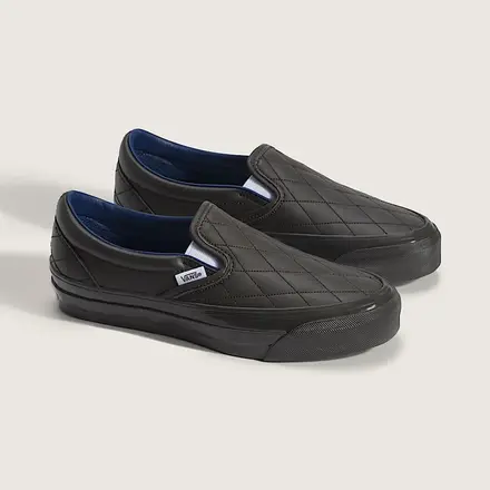  【海外4月6日発売開始】 ヴァンズ プレミアム クラシック スリッポン キルテッド 2色
