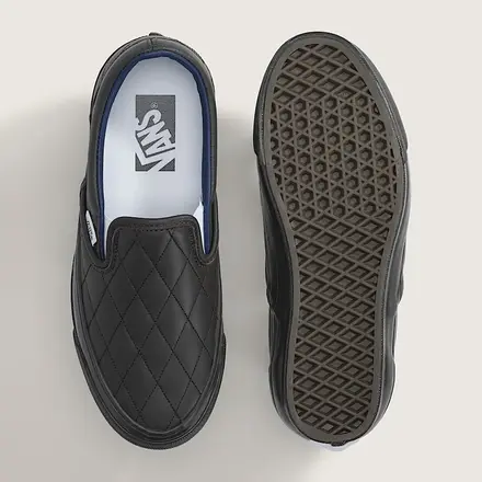  【海外4月6日発売開始】 ヴァンズ プレミアム クラシック スリッポン キルテッド 2色