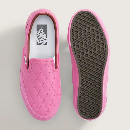  【海外4月6日発売開始】 ヴァンズ プレミアム クラシック スリッポン キルテッド 2色