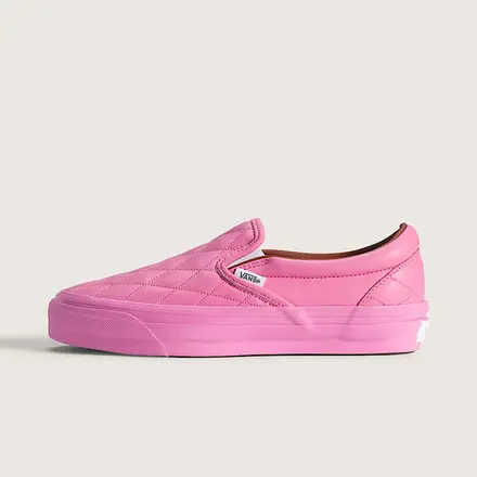  【海外4月6日発売開始】 ヴァンズ プレミアム クラシック スリッポン キルテッド 2色