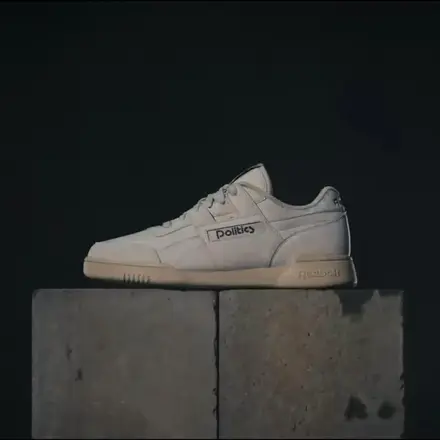 【海外4月18日発売予定】 スニーカー ポリティクス × リーボック ワークアウト プラス "ウィッシング リチュアル"