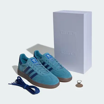  アディダス オリジナルス ハンドボール スペツィアル メイド・イン・ジャーマニー タクタイル スティール/ロイヤル ブルー/ガム(IH6635)