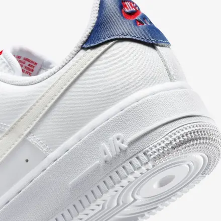 【海外6月1日発売予定】 ナイキ ウィメンズ エア フォース 1 '07 ホワイト/ブルー ボイド/ファイア レッド/メタリック サミット ホワイト(IR1989-100)