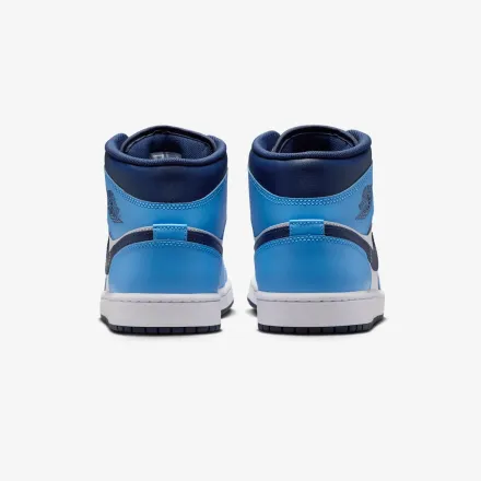 【国内4月13日発売予定】 ナイキ エア ジョーダン 1 ミッド ユニバーシティブルー/ホワイト/セイル/ミッドナイトネイビー(DQ8426-405)