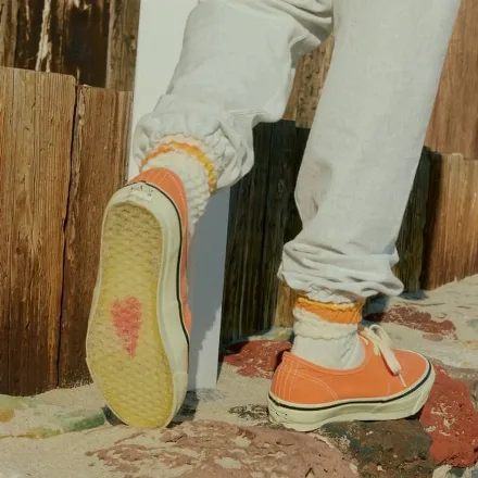 【国内先行予約/5月1日発売予定】ビームス ボーイ × ヴァンズ オーセンティック ヴィンテージ オレンジ