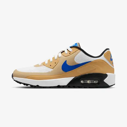 【国内5月1日発売予定】 ナイキ エア マックス 90 ゴルフ ホワイト/リネン/ゲームロイヤル(HV9305-106)