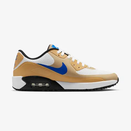 【国内5月1日発売予定】 ナイキ エア マックス 90 ゴルフ ホワイト/リネン/ゲームロイヤル(HV9305-106)