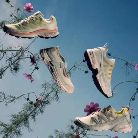 【国内4月15日発売予定】 サロモン ACS + OG アルペン ブロッサム バニラアイス/アイスフロー/サニーライム(L479709)