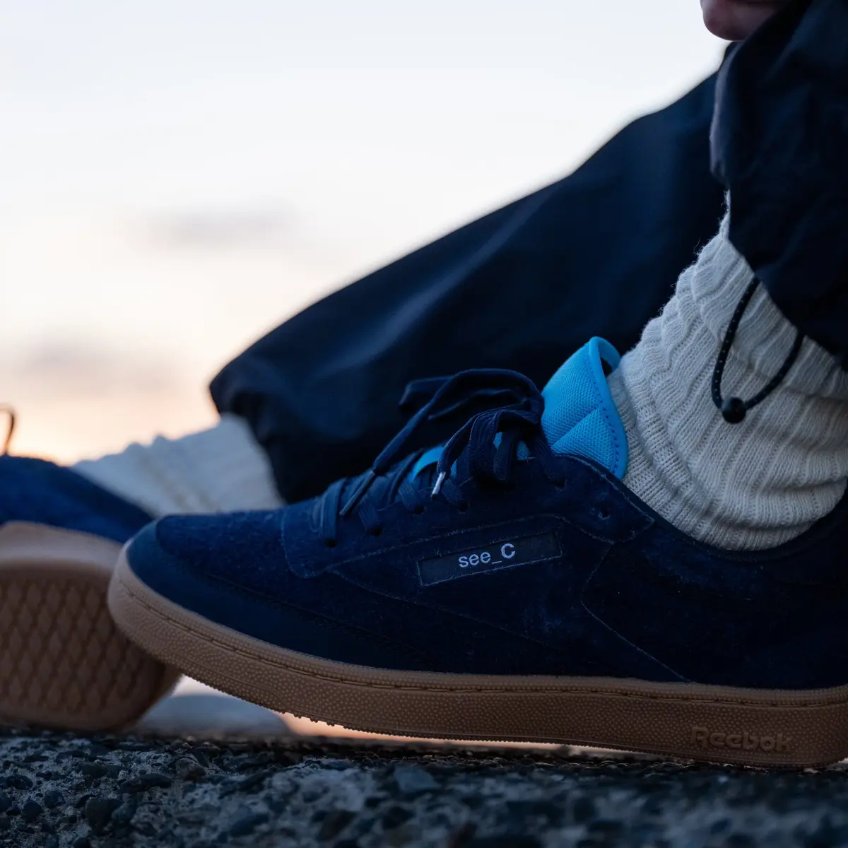  アイシー × シー シー × アーバンリサーチ × リーボック クラブ C ネイビー/ガム(SEYE-C-SEESEE-UR-CLUBC)