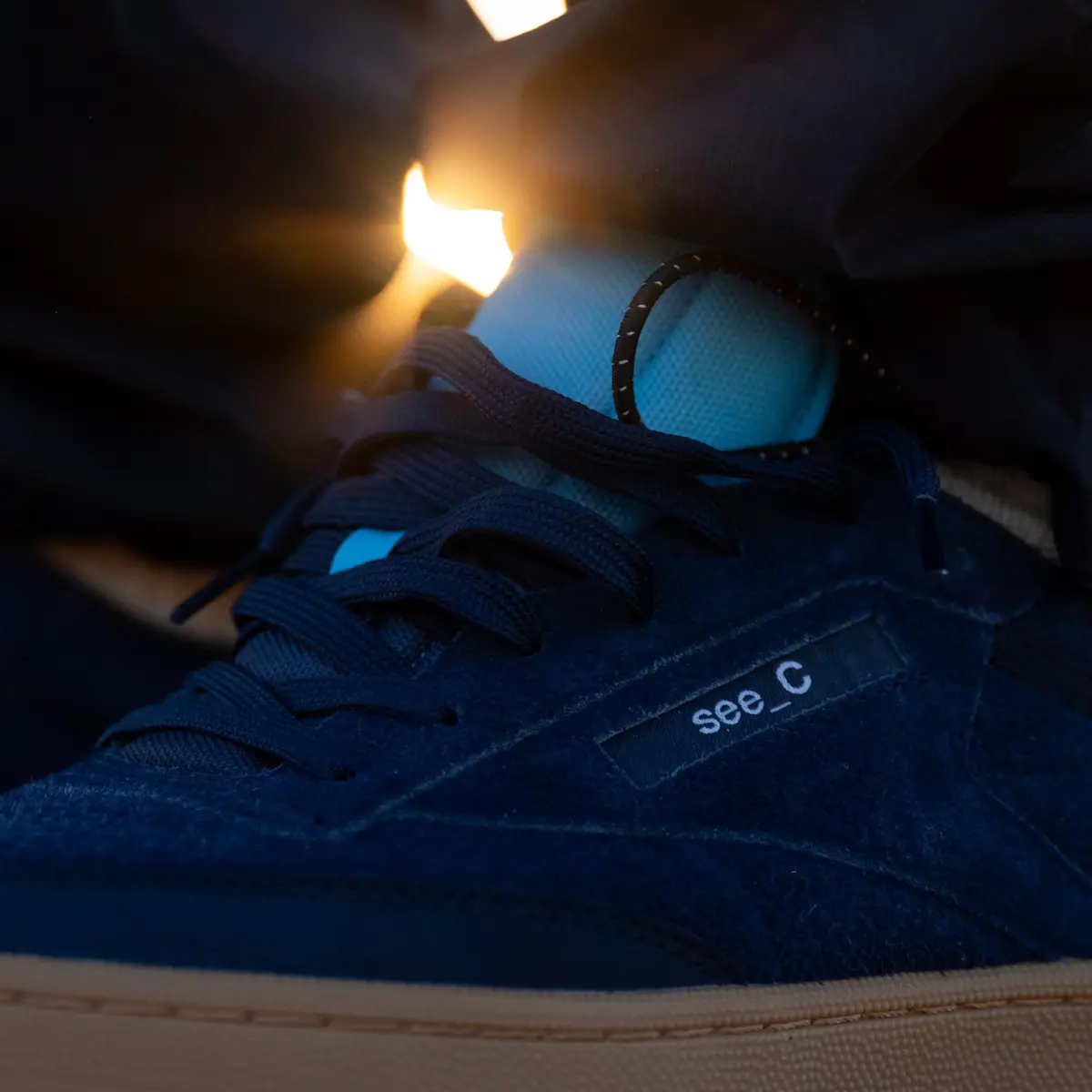 【国内4月29日先行/5月1日発売予定】 アイシー × シー シー × アーバンリサーチ × リーボック クラブ C ネイビー/ガム(SEYE-C-SEESEE-UR-CLUBC)