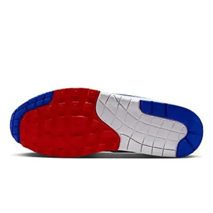 【海外4月23日発売予定】 ナイキ エアマックス1 "ブレーブス シティ コネクト" ホワイト/ハイパー ロイヤル/ダーク パウダー ブルー/スピード レッド(IQ2932-100)