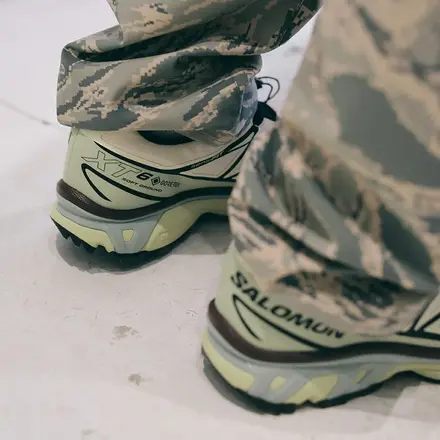 【国内4月29日発売予定】 サロモン XT-6 ゴアテックス アスパラガス グリーン/ティー/ビター チョコレート(L49202200)