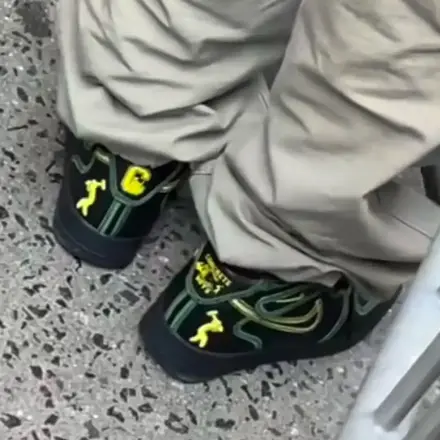  リル ヨッティ/コンクリート ボーイズ × ナイキ エア フォース 1 ミッド オプティ イエロー/ブラック/メタリック シルバー(JA6675-700)