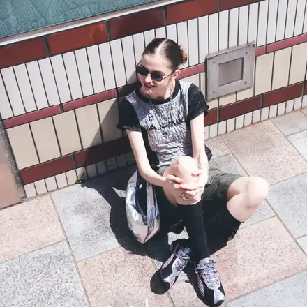 【国内5月2日発売予定】 アトモス ピンク × プーマ H-ストリート "ピクニック" プーマ ブラック/ピンク シマー(409798-01)