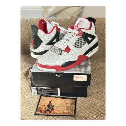 【2027年2月発売予定】ナイキ エア ジョーダン 4 “ホワイト レーザー”(IR2070-100)