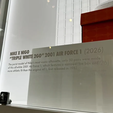 【非売品】 ニゴー × ナイキ エアフォース 1 ロー '01 "トリプル ホワイト 2GO" ホワイト/ホワイト-クリア