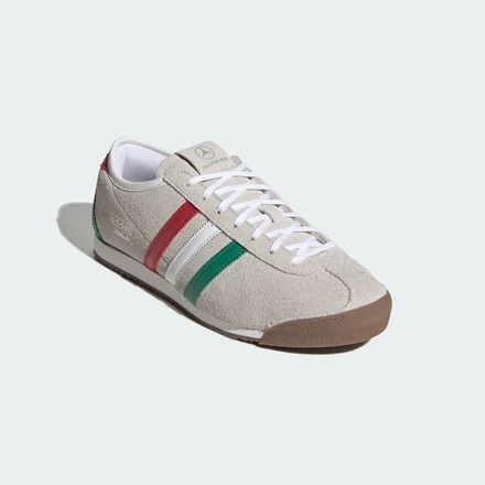 【国内5月1日発売予定】 メルセデス AMG ペトロナス F1 チーム × アディダス イタリア 70S メルセデス クラウド ホワイト/ボールド グリーン/パワー レッド(KJ1199)