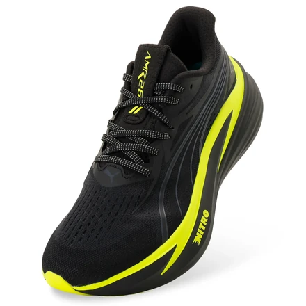 【国内4月発売開始】アストン マーティン アラムコ F1 チーム × プーマ ファスト-R ニトロ エリート 3 & マグマックス 2 ブラック/グリーン