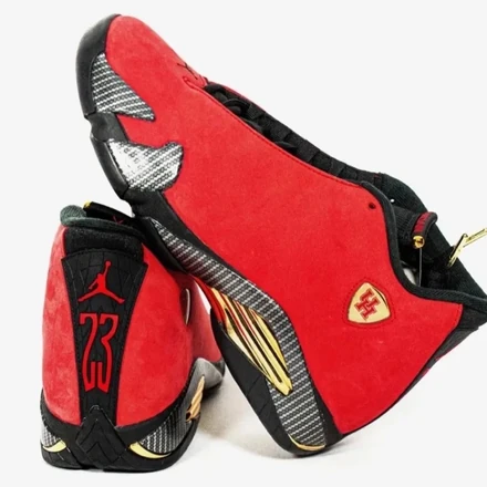 【非売品】 ナイキ エアジョーダン 14 PE "ユニバーシティ オブ ヒューストン" レッド/ブラック/ゴールド
